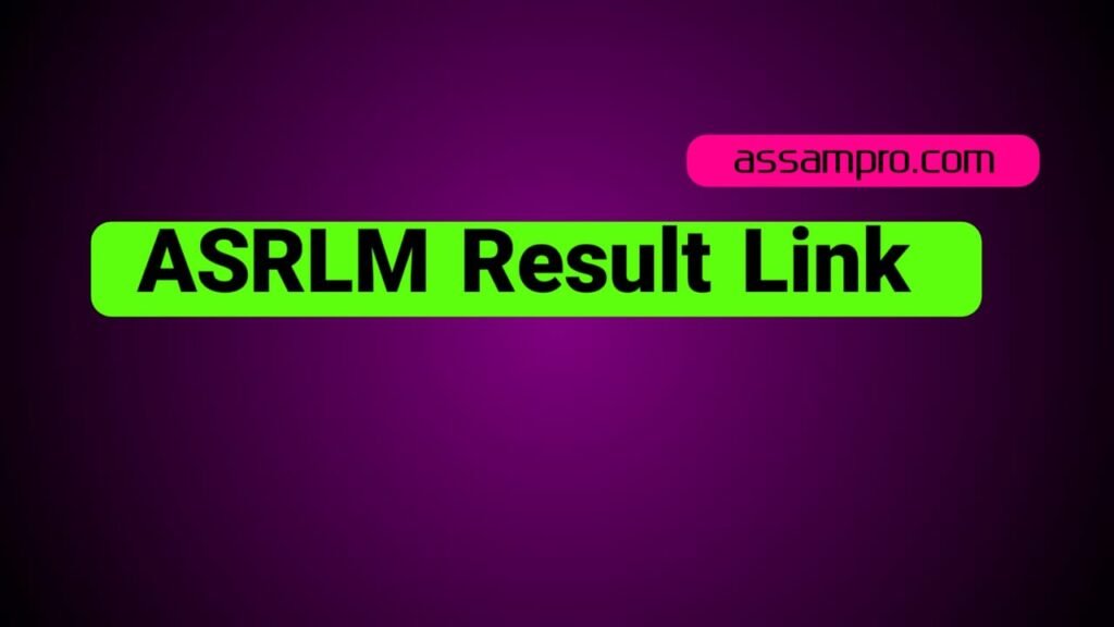 ASRLM Result 2025