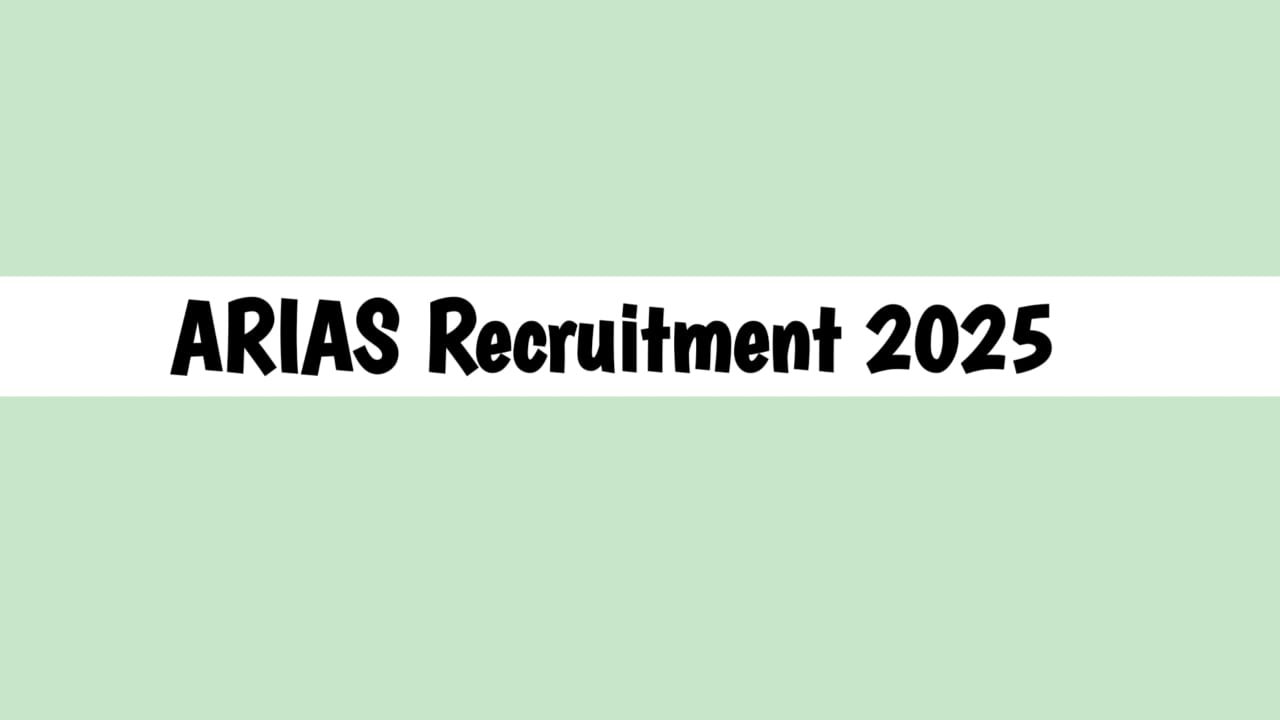 ARIAS Society Recruitment 2025