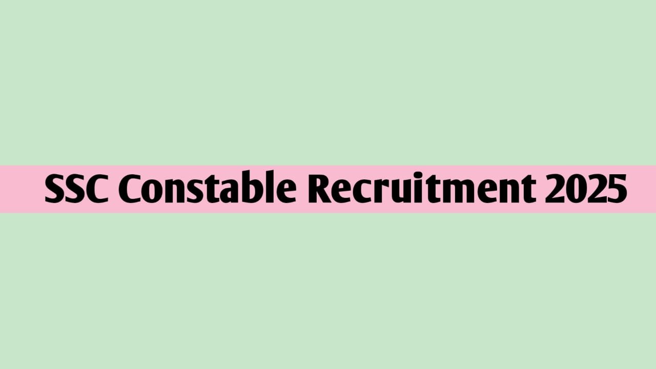 SSC Constable Recruitment 2026
