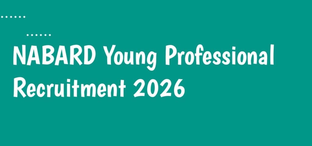 NABARD Young Professional Recruitment 2026