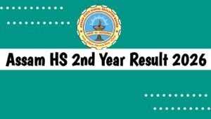 Assam HS 2nd Year Result 2026