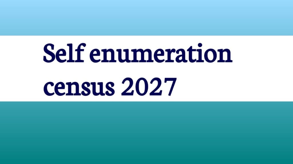 Self enumeration census 2027